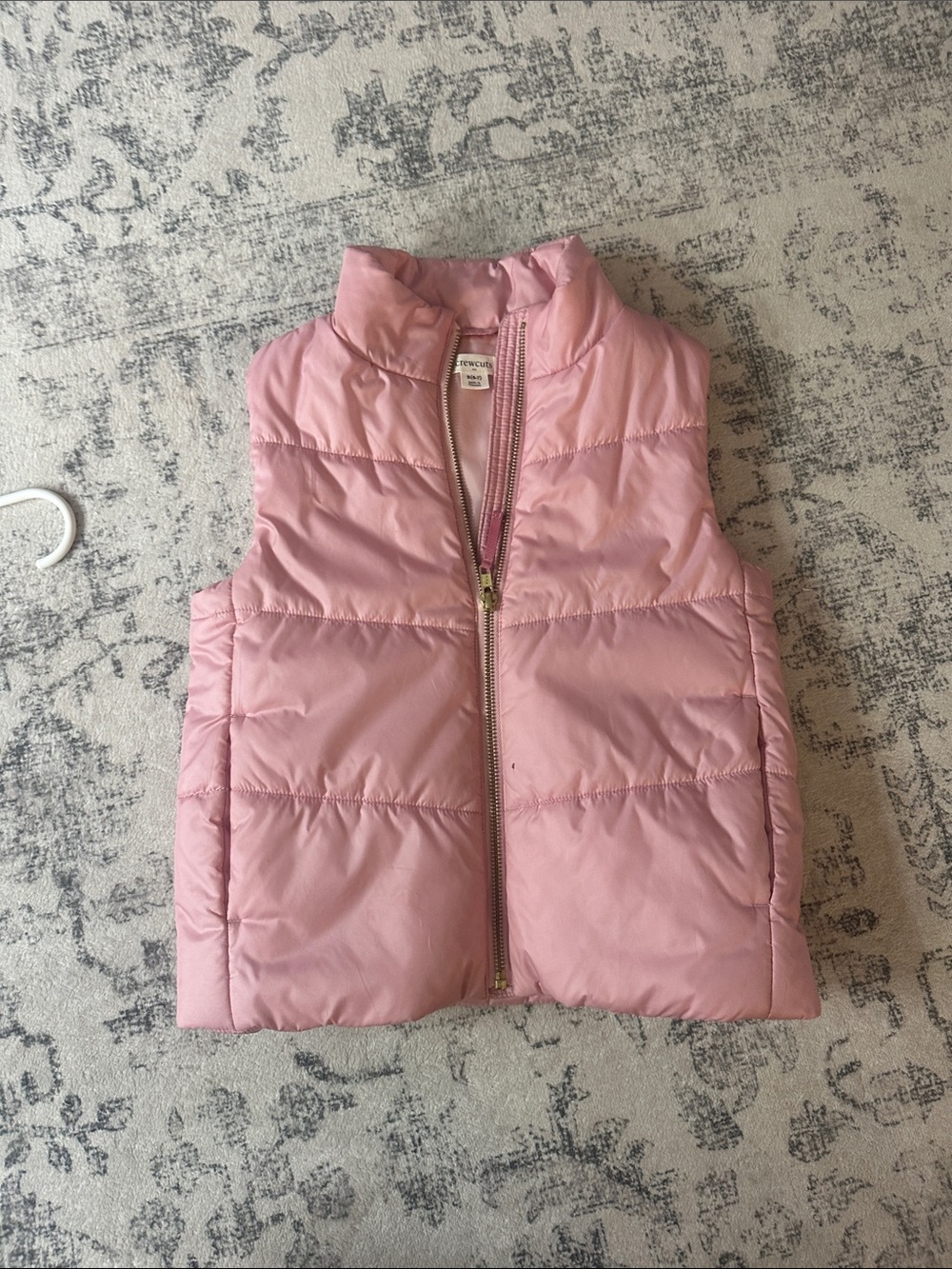 J. Crew Pink Puffer Vest